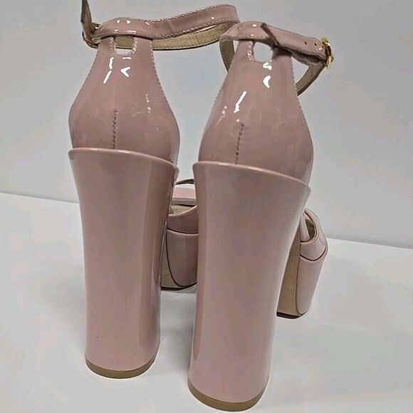 STUART WEITZMAN Skyhigh 145 Platform Sandal 5" Pink Women’s Size 39.5/ US 9 - Picture 6 of 10